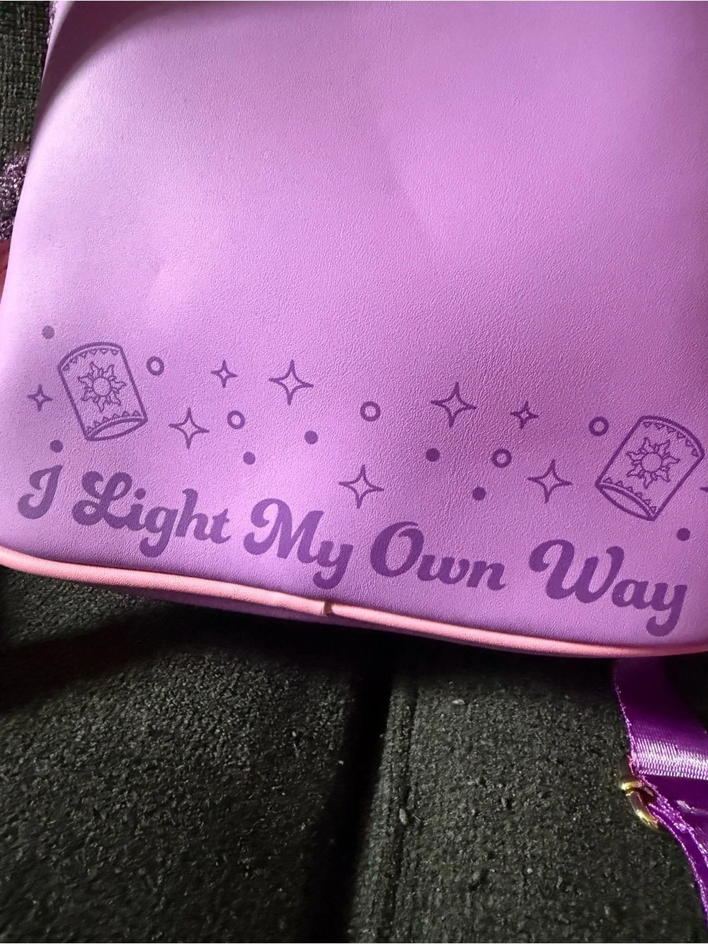 HARD TO FIND Loungefly Disney Rapunzel Sequin Backpack